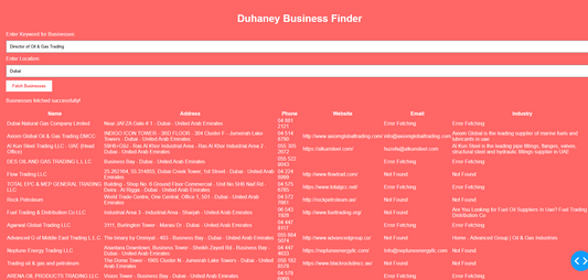 📞 **Duhaney DealCenter — The Only Oil Deal Pipeline That Matters