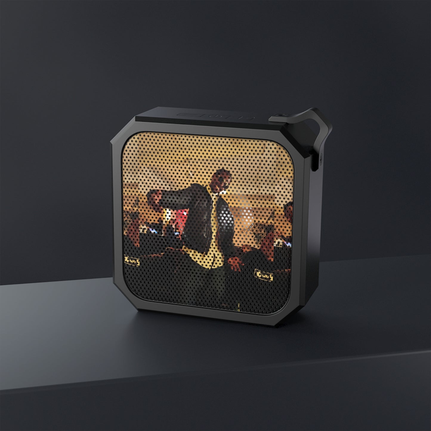 "Picnic Harmony: Custom Photo Bluetooth Speaker - Personalized for Jason the Actor"
