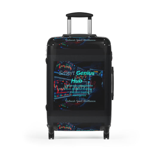 Smart Genius Hub Suitcase – Tech-Inspired Carry-On Travel Luggage