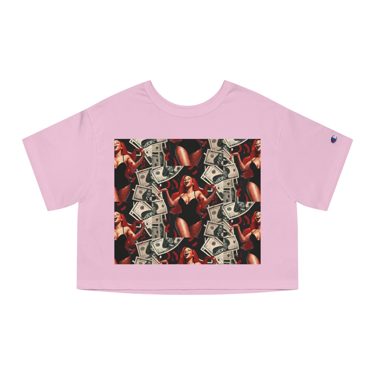 Champion Women's Heritage Cropped Tee with Graphic Design