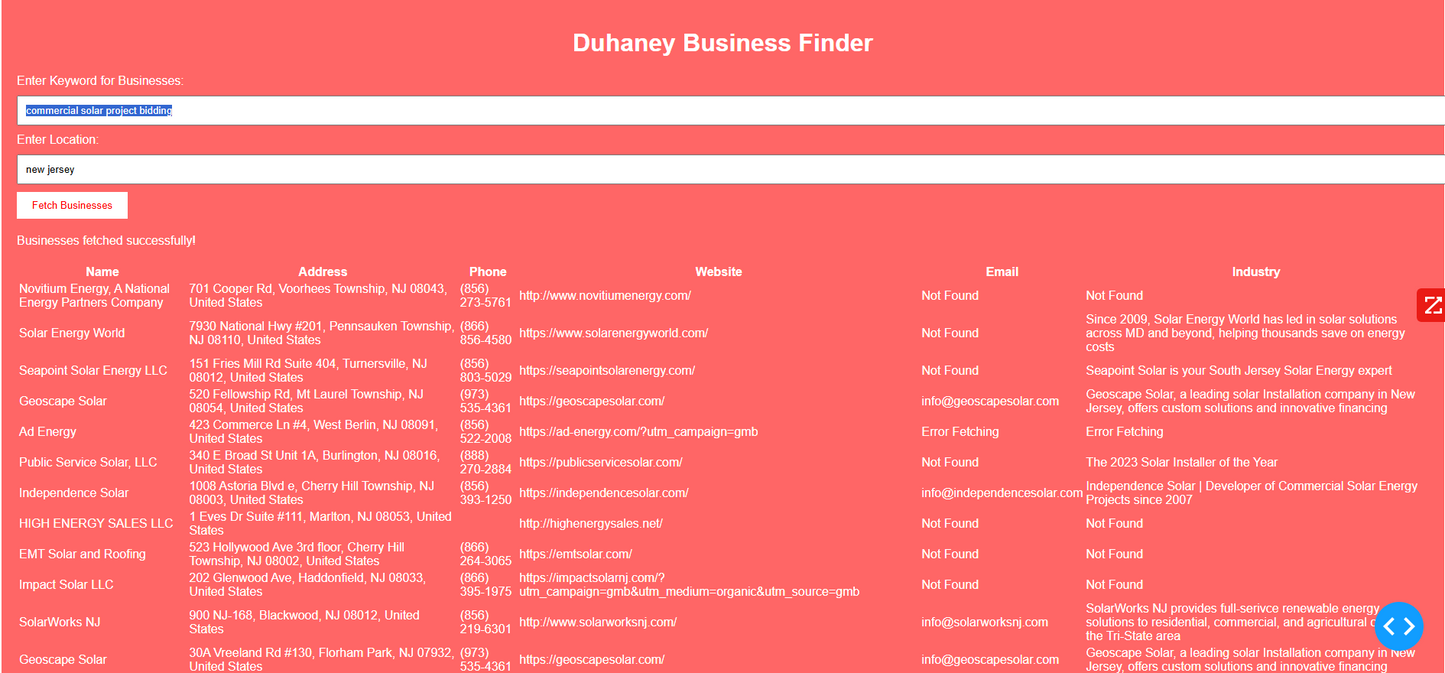 π 20+ Verified Solar Industry Leads β Deep Research, High-Value Contacts, & Game-Changing Data