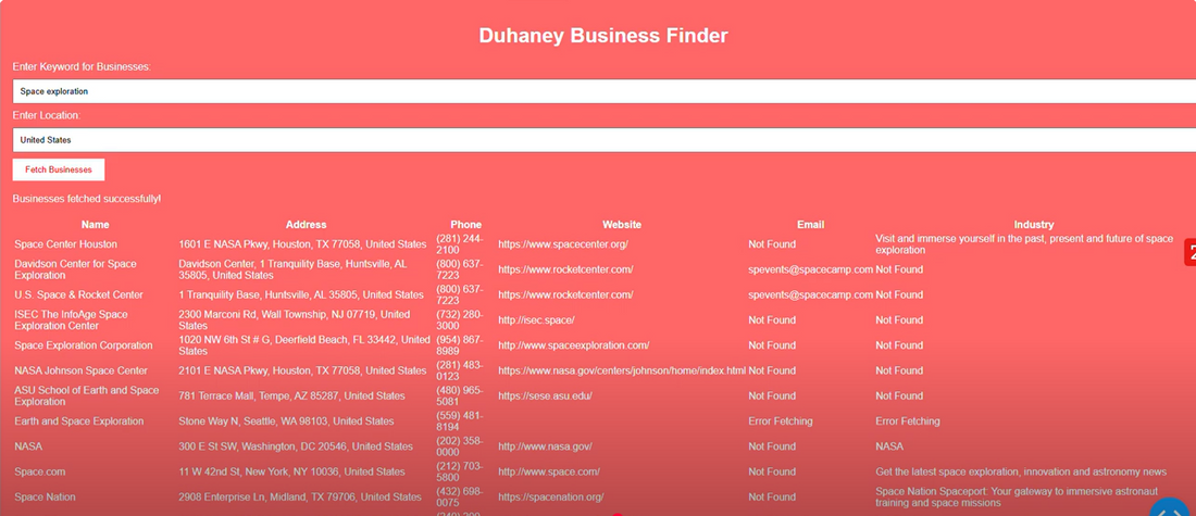 🔥 GET YOUR FREE BUSINESS LEADS NOW! 🔥First 5 record is free | Power At Your fingertip!🔥