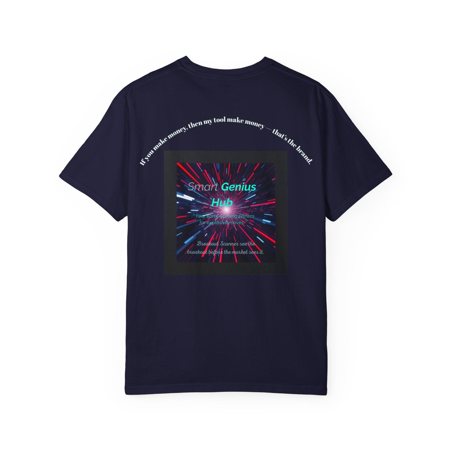 Smart Genius Hub T-Shirt — 'I Built Engines That Flip Checks' Tech Crypto Tee