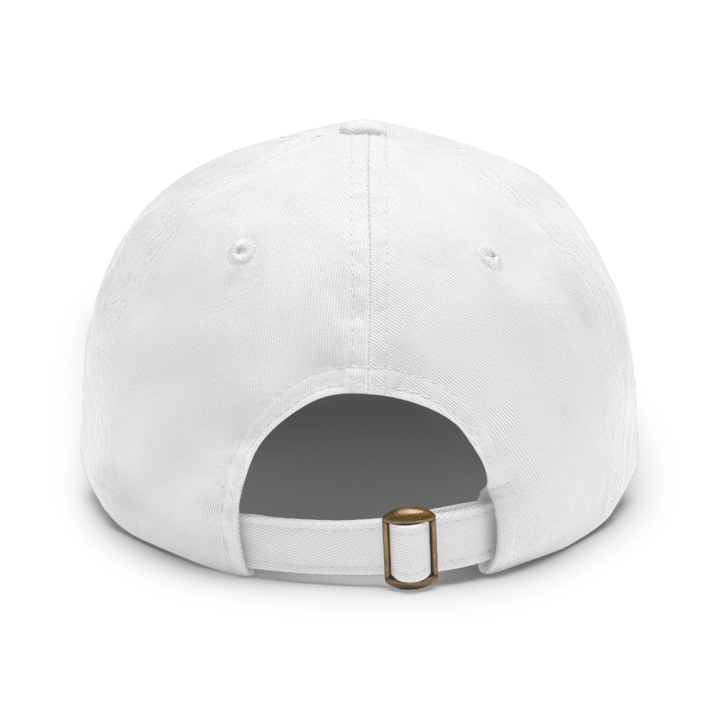 Smart Genius Hub Leather Patch Dad Hat — Tech Logo Casual Cap