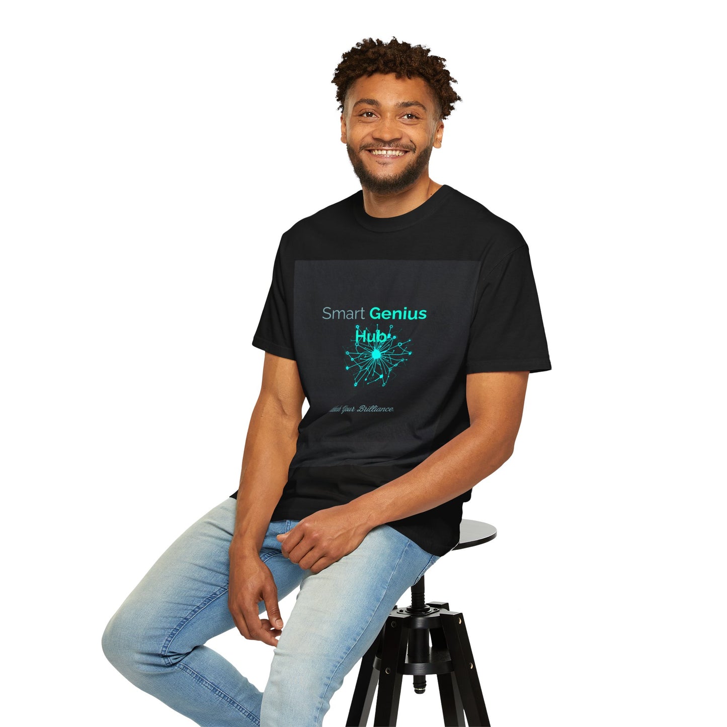 Smart Genius Hub T-Shirt — "Unleash Your Brilliance" Tech-Motivational Graphic Tee
