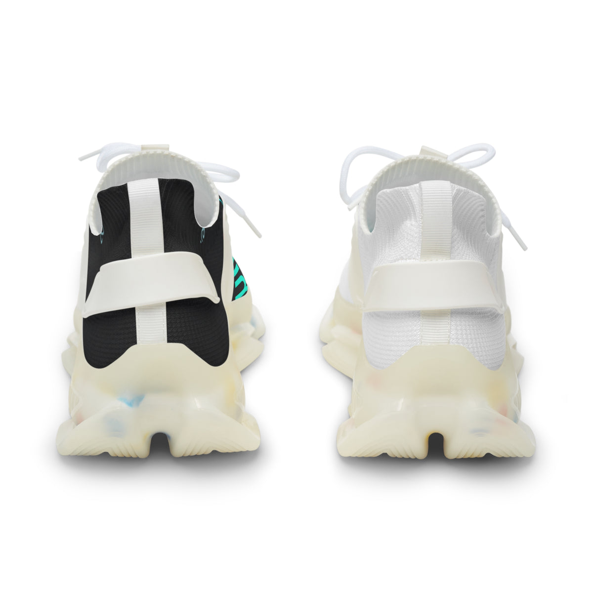 Men's Mesh Sneakers — Lightweight Dual-Tone Athletic Shoes with Air-Cushion Sole