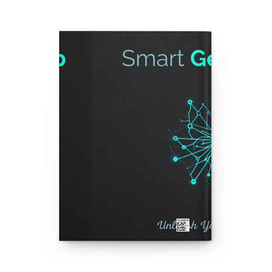 Hardcover Journal — "Genius Hub" Smart Geek Notebook (Matte)
