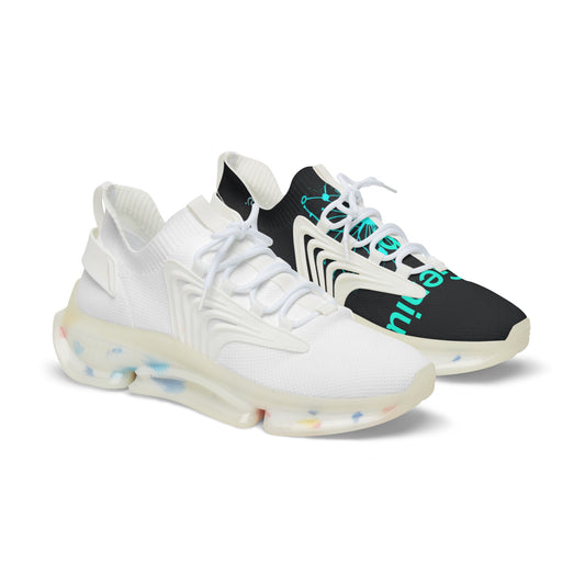 Men's Mesh Sneakers — Lightweight Dual-Tone Athletic Shoes with Air-Cushion Sole