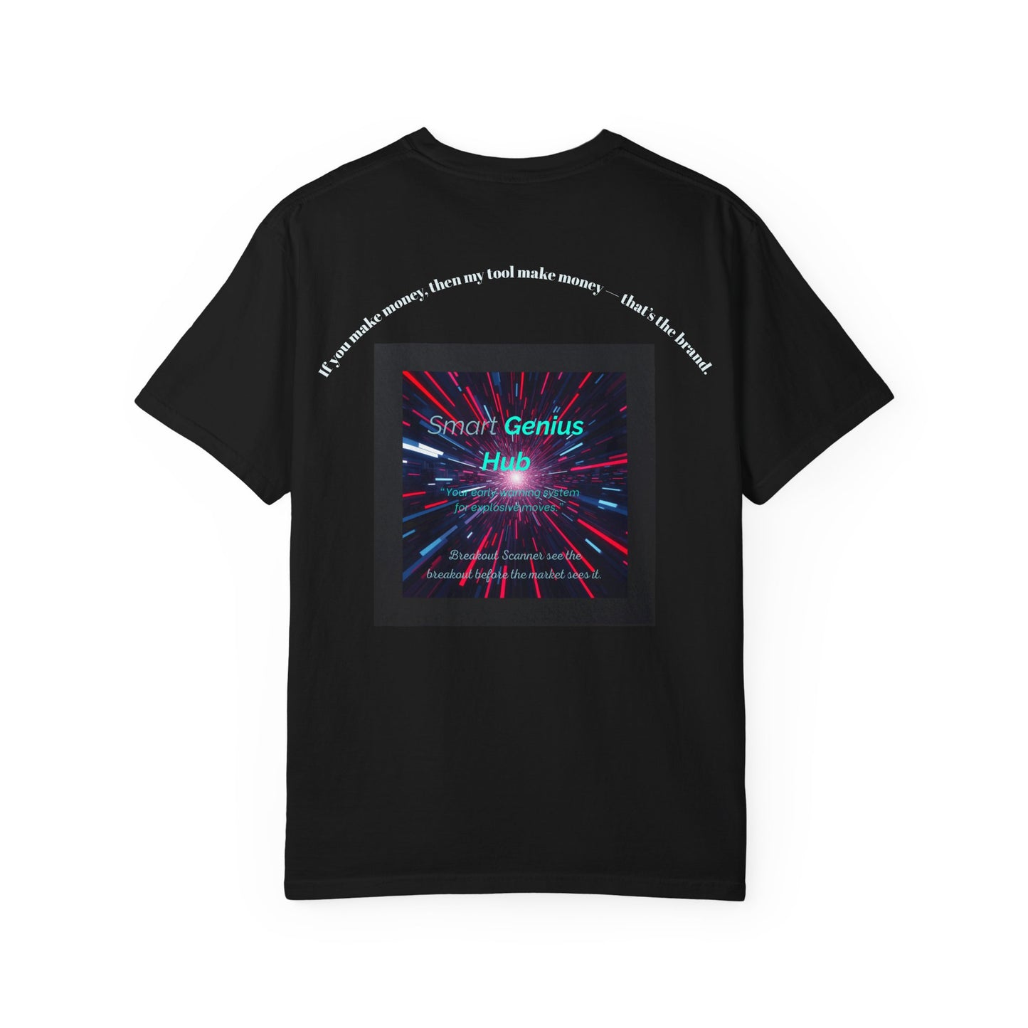 Smart Genius Hub T-Shirt — 'I Built Engines That Flip Checks' Tech Crypto Tee