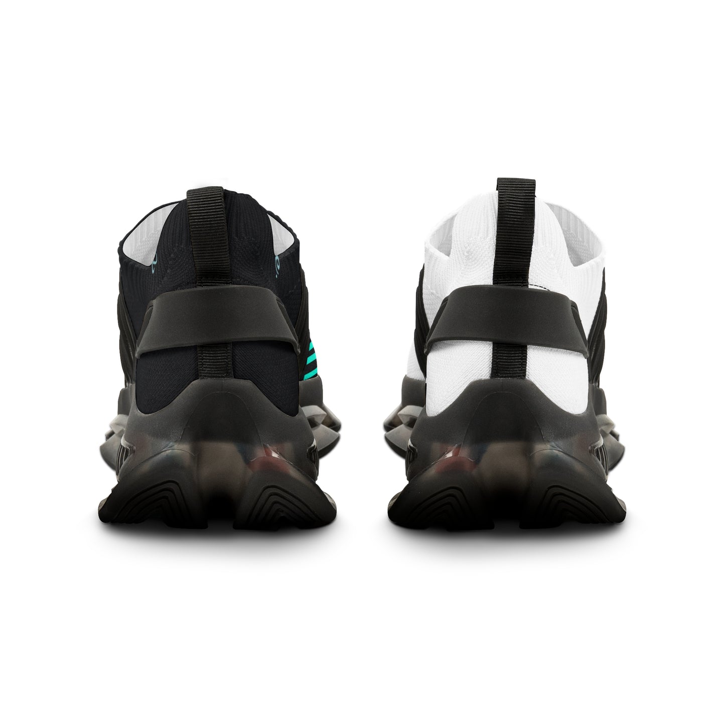 Men's Mesh Sneakers — Lightweight Dual-Tone Athletic Shoes with Air-Cushion Sole