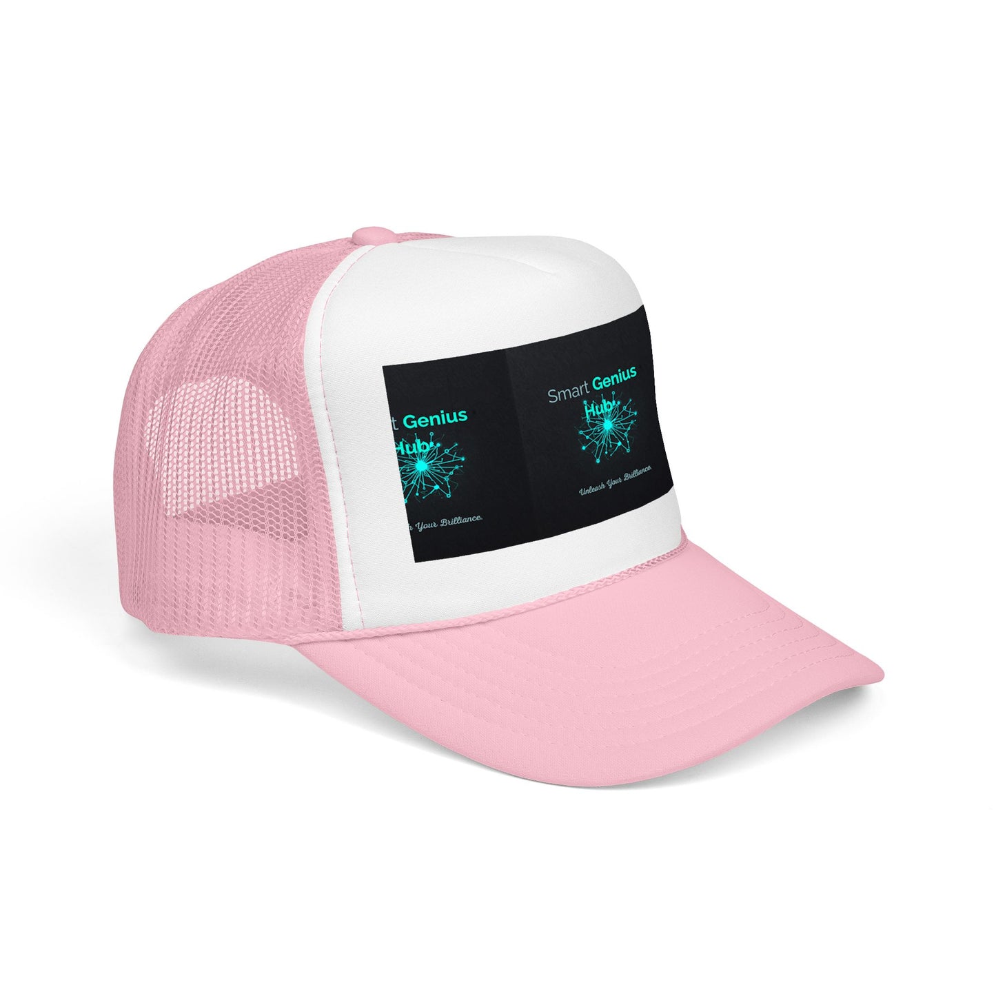 Smart Genius Hub Foam Trucker Hat - Tech Brain Graphic Cap